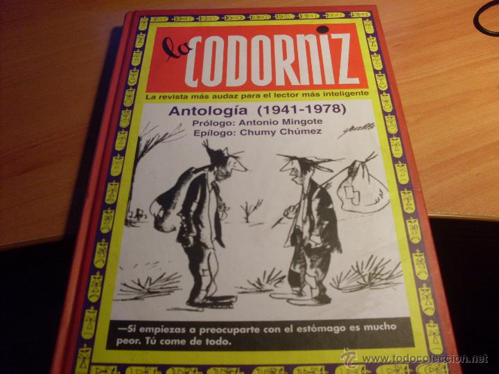 C&oacute;mics: LA CODORNIZ . ANTOLOGIA 1941 - 1978. PRIMERA EDICION (COB102) - Foto 1