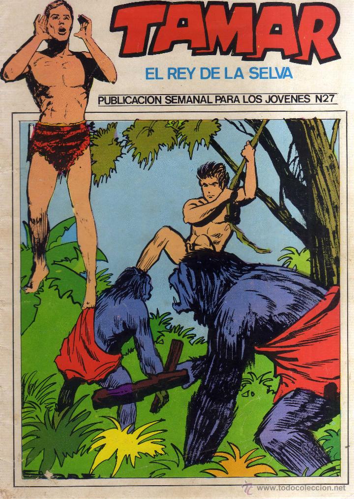 C&oacute;mics: TAMAR EL REY DE LA SELVA N&Uacute;MERO 27 - CJ77 - Foto 1