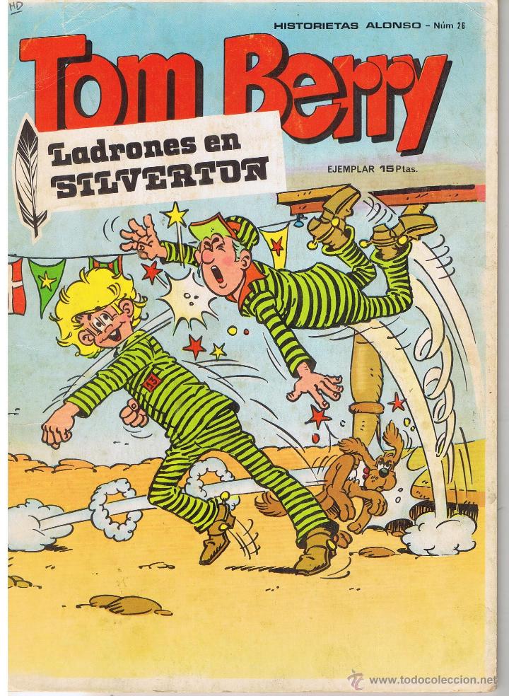 C&oacute;mics: TOM BERRY. NUMERO 26. LADRONES EN SILVERTON. EDICIONES ALONSO - Foto 1