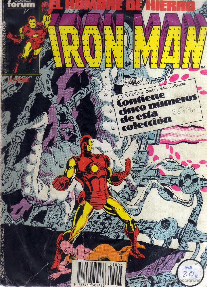 C&oacute;mics: TOMO IRON MAN CONTIENE N&Uacute;MEROS DEL 26 AL 30 - CJ94 - Foto 1