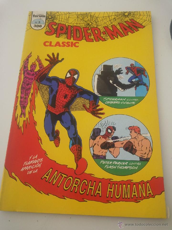 C&oacute;mics: MARVEL CLASSIC SPIDERMAN 5 LA ANTORCHA HUMANA - Foto 1