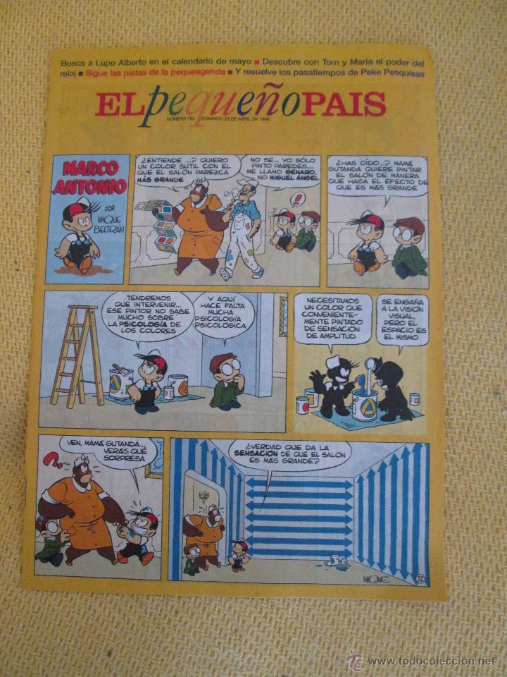 C&oacute;mics: PEQUE&Ntilde;O PA&Iacute;S N&ordm; 752 (28 ABRIL 1996) - Foto 1