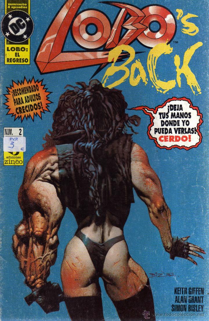 Comics: Lobo&acute;s Back N&ordm; 2 Serie Limitada 4 n&uacute;meros Ed. Zinco - CJ110