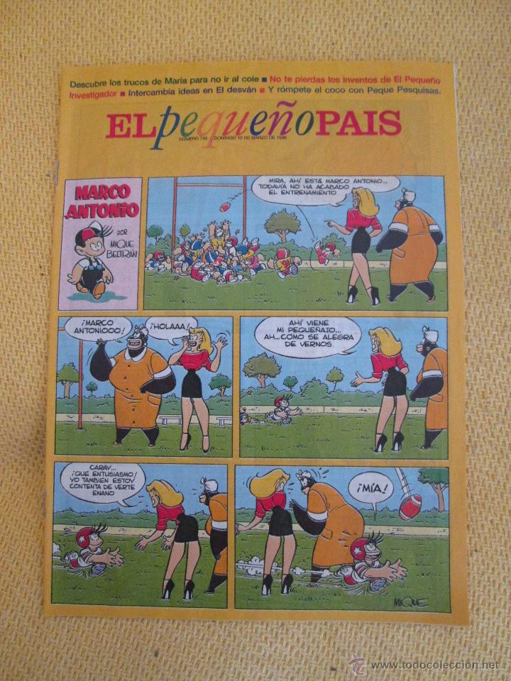 C&oacute;mics: PEQUE&Ntilde;O PA&Iacute;S N&ordm; 745 (10 MARZO 1996) - Foto 1
