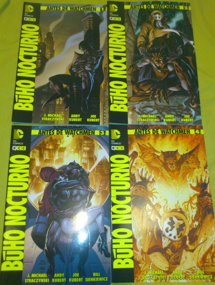 C&oacute;mics: ANTES DE WATCHMEN: BUHO NOCTURNO (COMPLETA 4 N&Uacute;MEROS) - ECC EDICIONES - Foto 1