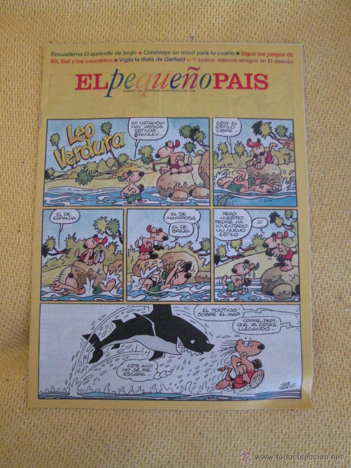C&oacute;mics: PEQUE&Ntilde;O PA&Iacute;S N&ordm; 768 (18 AGOSTO 1996) - Foto 1