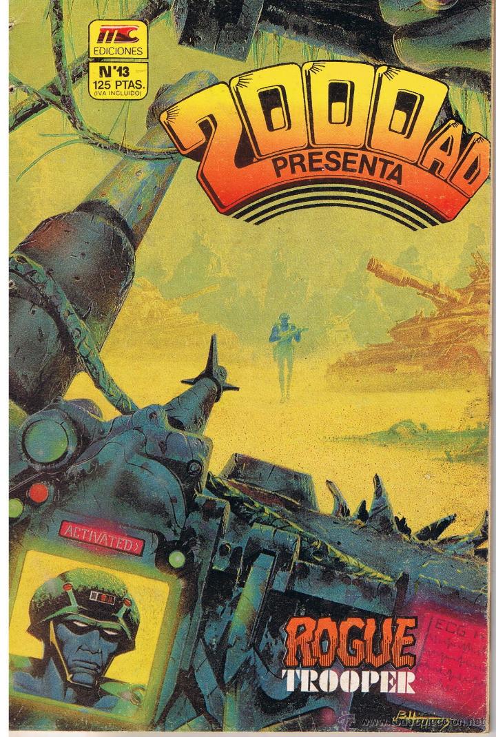 C&oacute;mics: 2000 AD, PRESENTA: ROGUE TROOPER. N&ordm; 13. MC EDICIONES.(C/A12) - Foto 1