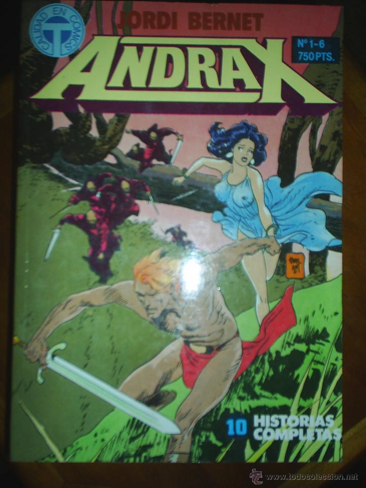 C&oacute;mics: andrax n&ordm; 1-6. 10 historias completas - Foto 1