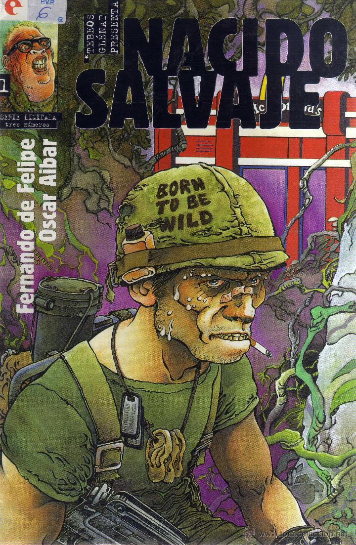 C&oacute;mics: Nacido salvaje (Serie de 3 n&uacute;meros, Completa) - CJ55 - Foto 1