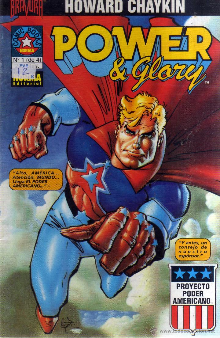 C&oacute;mics: Power & Glory - Howard Chaykin (Colecci&oacute;n Completa 4 ejemplares) - CJ55 - Foto 1