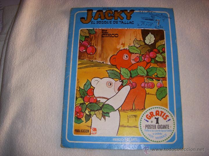C&oacute;mics: JACKY EL BOSQUE DE TALLAC, EL CIRC, EDITORIAL FHER - Foto 1