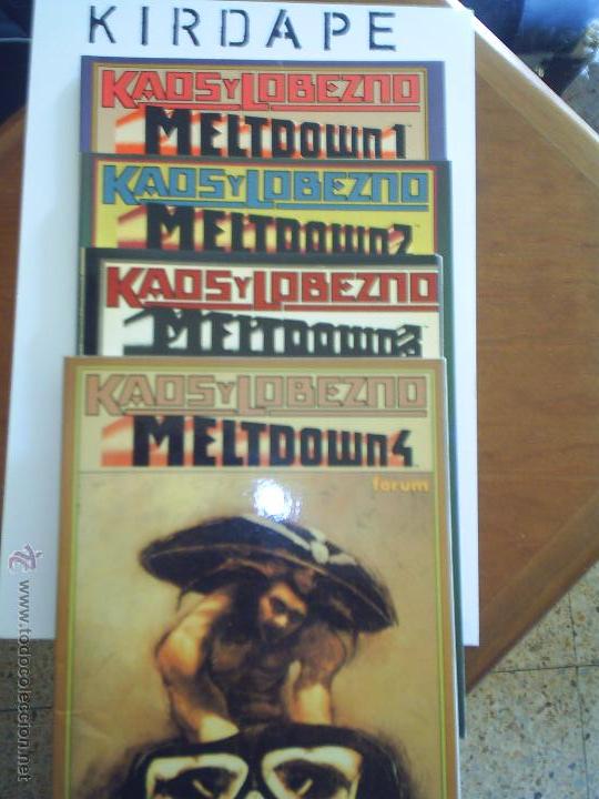 C&oacute;mics: kaos y lobezno meltdown 4 tomos coleccion completa - Foto 1