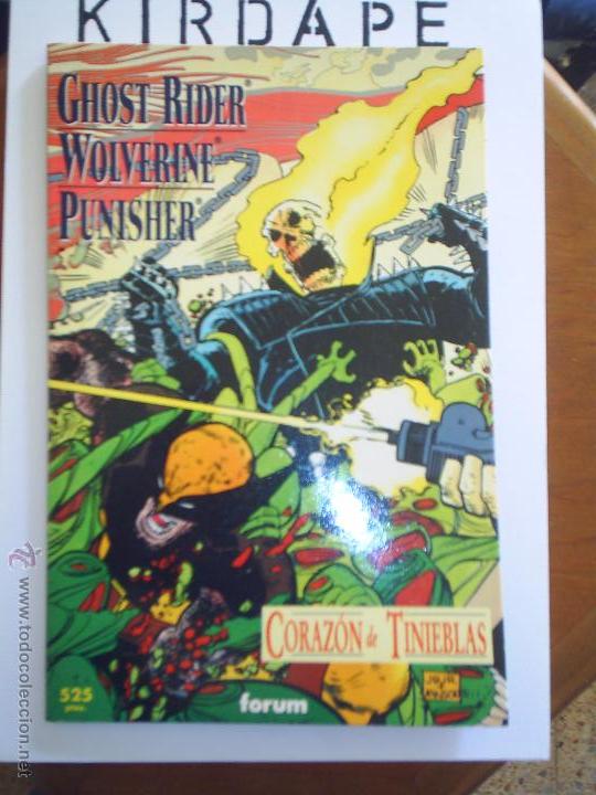 C&oacute;mics: ghost rider, wolverine, punisher coraz&oacute;n de tinieblas - Foto 1