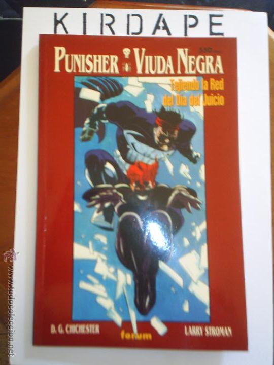 C&oacute;mics: punisher, viuda negra tejiendo la red del d&iacute;a del juicio - Foto 1