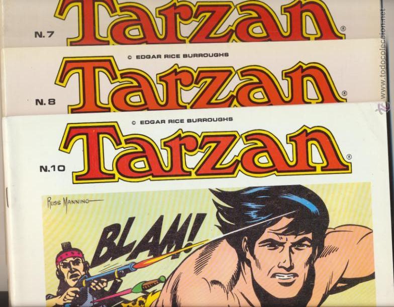 C&oacute;mics: Tarzan. Lote de 3 ejemplares  n&ordm;  7,8 y 10. Ediciones B.O. - Foto 1
