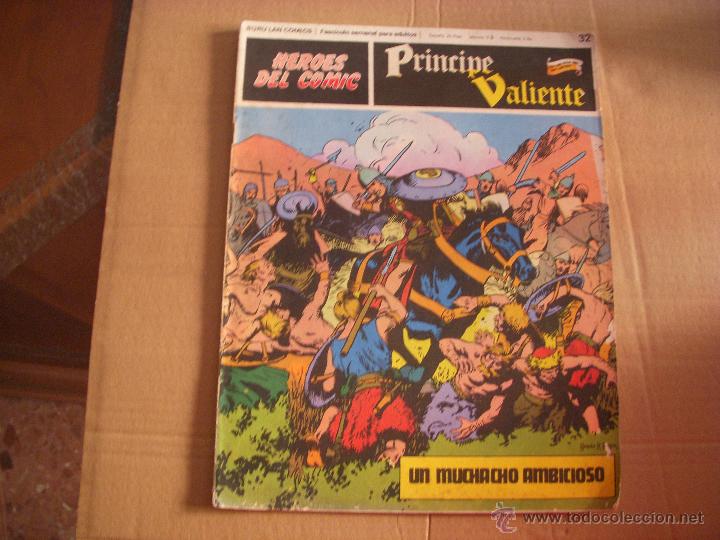C&oacute;mics: HEROES DEL COMIC, PRINCIPE VALIENTE N&ordm; 32, EDITORIAL BURULAN - Foto 1