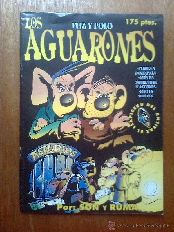 Comics: LOS AGUARONES, FLIZ Y POLO, POR SON Y RUMA, EL LLAPICERU DEL ANTIFAZ, CONCEYU BABLE, EN ASTURIANO