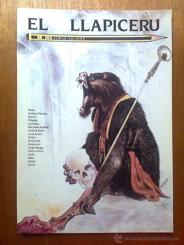 Comics: EL LLAPICERU 4, COMIC EN ASTURIANO, CONCEYU BABLE, ASTURIAS