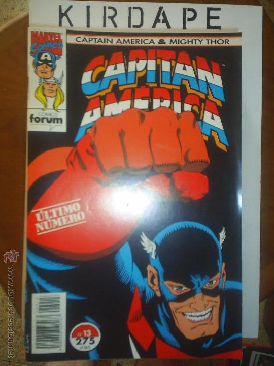 C&oacute;mics: el capit&aacute;n america y el poderoso thor 13 numeros completa cj30 - Foto 1