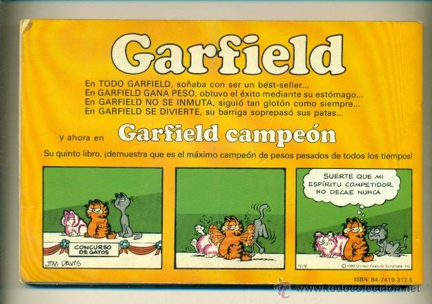 C&oacute;mics: GARFIELD APAISADO TOMO 5 - JIM DAVIS - Foto 3