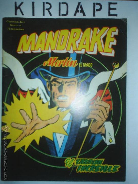 C&oacute;mics: mandrake. merlin el mago. n&ordm; 1 cj46 - Foto 1