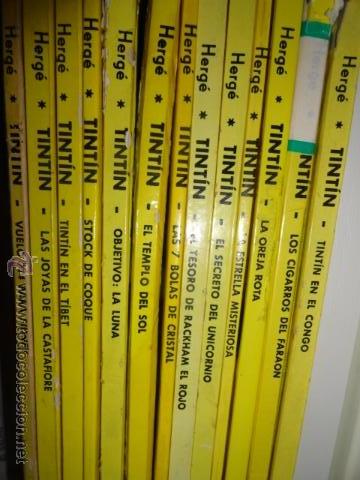 C&oacute;mics: LOTE DE 13 TOMOS DE TINTIN - Foto 1