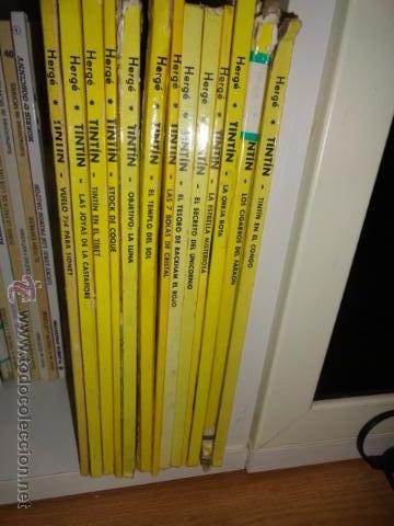 C&oacute;mics: LOTE DE 13 TOMOS DE TINTIN - Foto 2