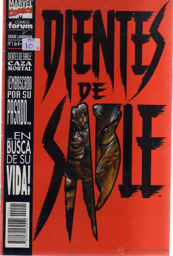 C&oacute;mics: Dientes de sable - Colecci&oacute;n completa 4 ejemplares (Forum) - Foto 1