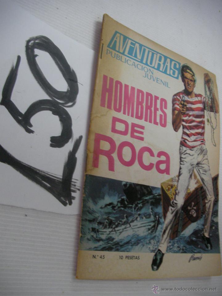 C&oacute;mics: ANTIGUO COMIC - AVENTURAS - HOMBRES DE ROCA - ENVIO GRATIS A ESPA&Ntilde;A - Foto 1