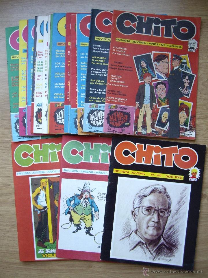 C&oacute;mics: CHITO. COLECCION CASI COMPLETA. 20 N&Uacute;MEROS. - Foto 1