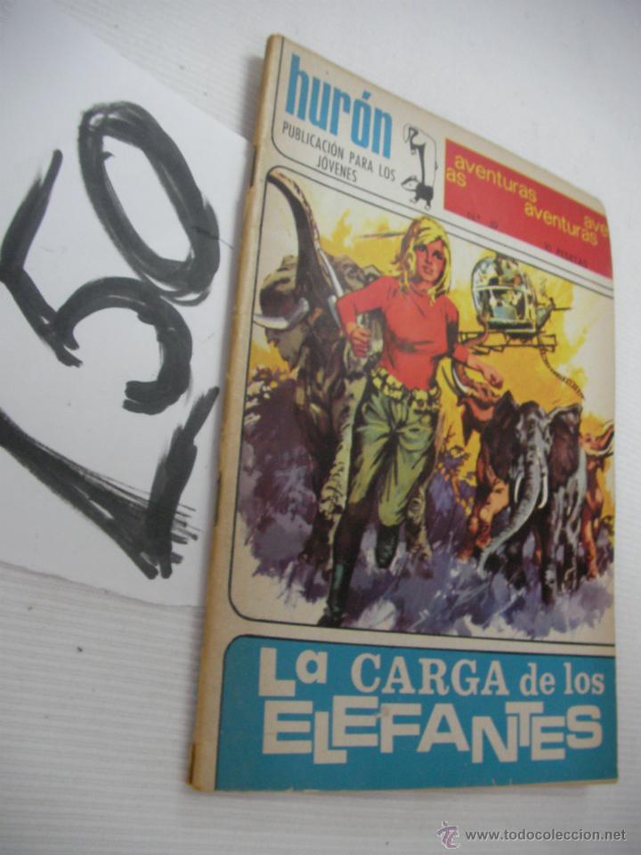 C&oacute;mics: ANTIGUO COMIC - HURON - LA CARGA DE LOS ELEFANTES - ENVIO GRATIS A ESPA&Ntilde;A - Foto 1