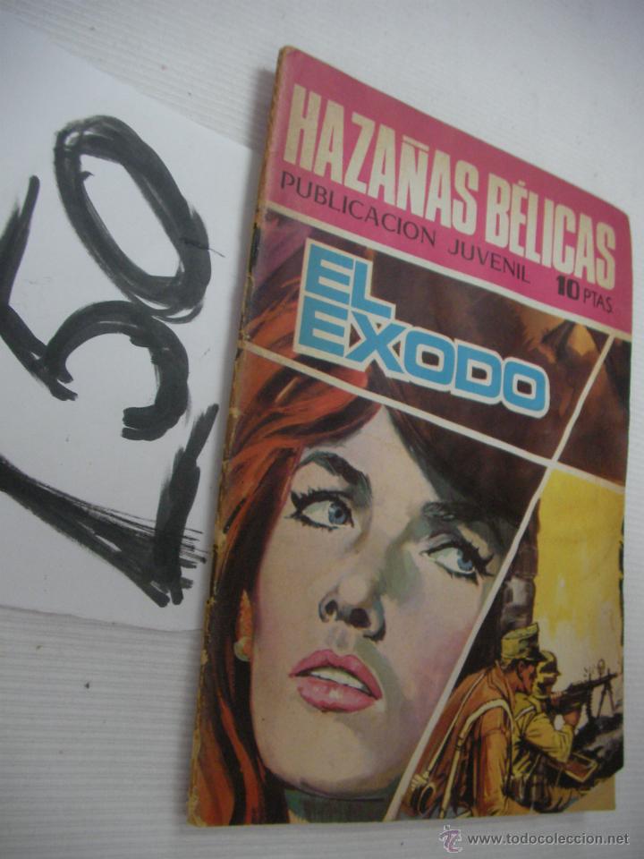 C&oacute;mics: ANTIGUO COMIC - HAZA&Ntilde;AS BELICAS - EL EXODO - ENVIO GRATIS A ESPA&Ntilde;A - Foto 1