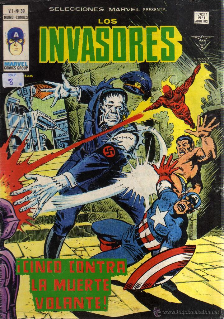 C&oacute;mics: Los Invasores Vol. 1 N&ordm; 39 - CJ140 - Foto 1