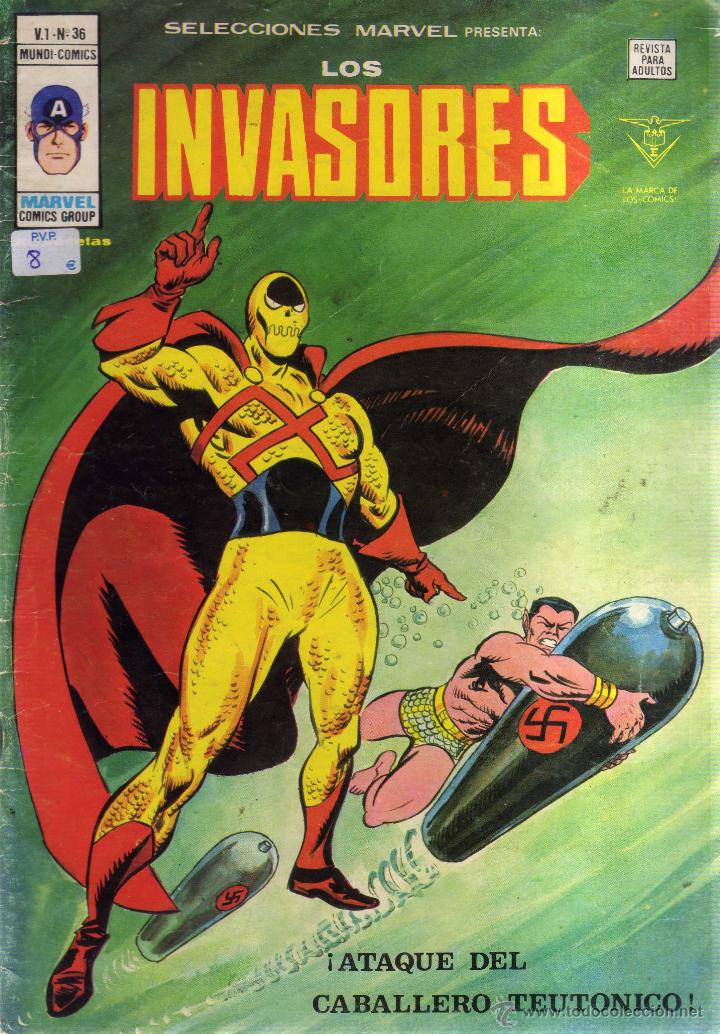 C&oacute;mics: Los Invasores Vol. 1 N&ordm; 36 - CJ140 - Foto 1