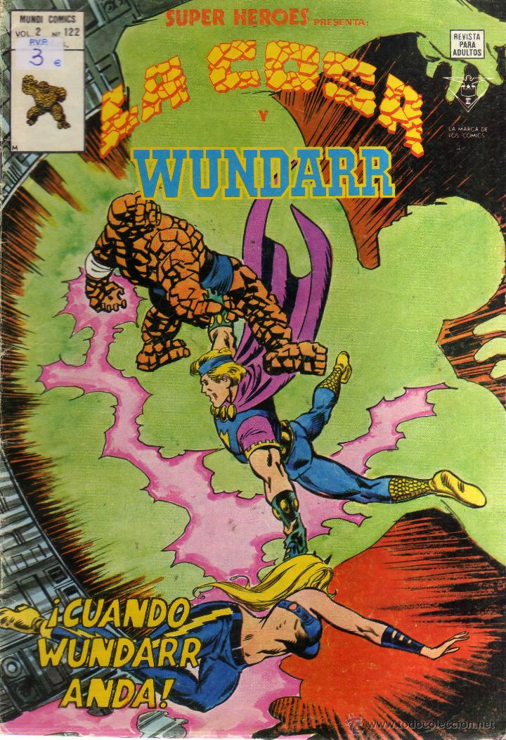 C&oacute;mics: La Cosa y Wundarr Vol. 2 N&ordm; 122 - CJ140 - Foto 1