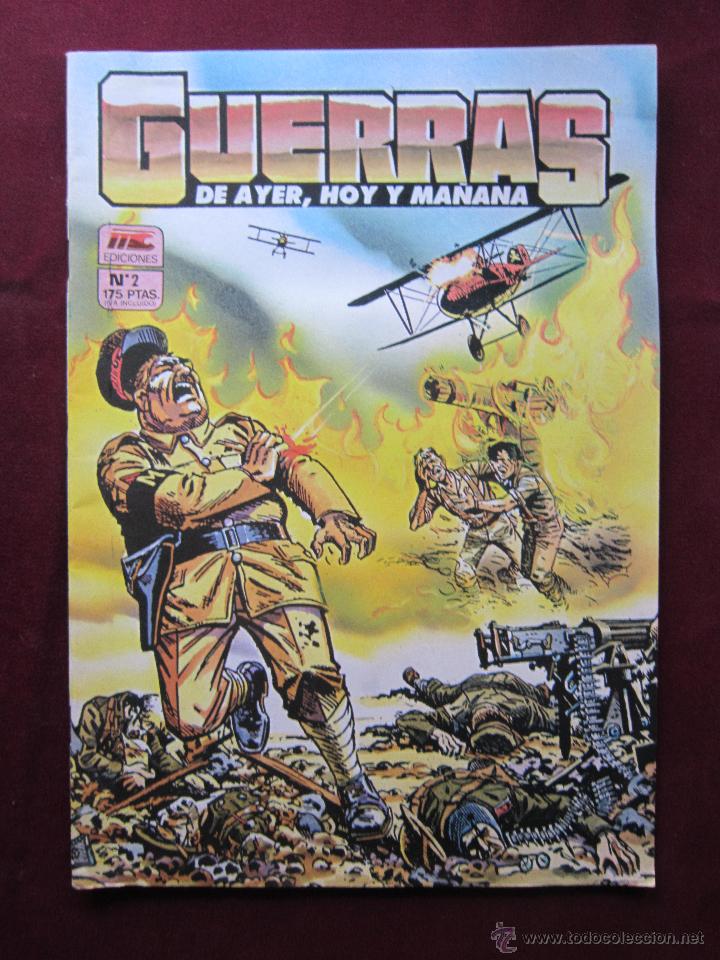 C&oacute;mics: GUERRAS DE AYER HOY Y MA&Ntilde;ANA N&ordm; 2.  MC EDICIONES, 1987 - Foto 1