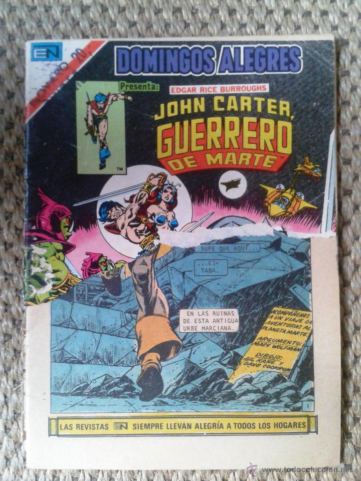 C&oacute;mics: Domingos Alegres serie Aguila numero 1303: John Carter Guerrero de Marte - Foto 1