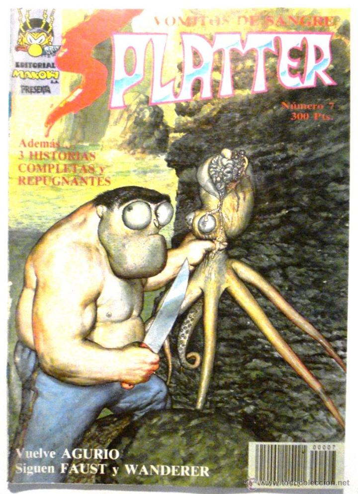 C&oacute;mics: SPLATTER VOMITOS DE SANGRE N&ordm; 7 - EDITORIAL MAKOKI - Foto 1
