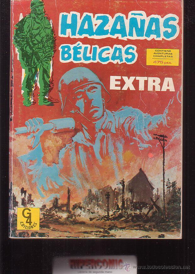 Comics: HAZA&Ntilde;AS BELICAS EXTRA / TOMO RECOPILATORIO CONTIENE N&ordm; 4, 5 , 6 - EDICIONES G4