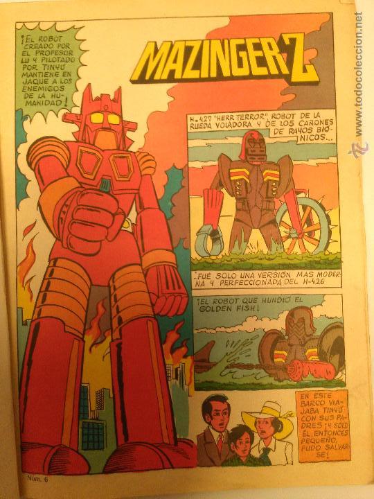 C&oacute;mics: MAZINGER-Z N&ordm; 6 - X- 732 BOMBARDERO ROBOT - Foto 2