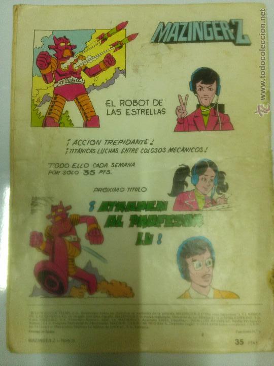 C&oacute;mics: MAZINGER-Z N&ordm; 6 - X- 732 BOMBARDERO ROBOT - Foto 5