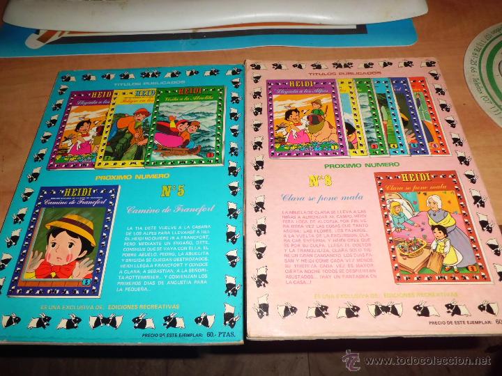 C&oacute;mics: heidi ediciones recreativas lote 2 libros el 4 y el 7 - Foto 2