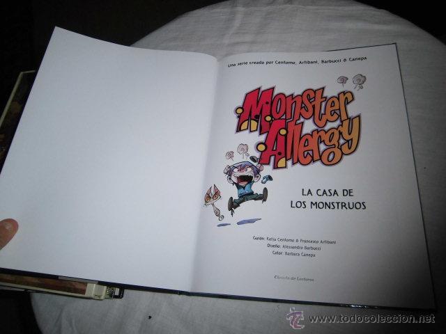 C&oacute;mics: MONSTER ALLERGY.LA CASA DE LOS MONSTRUOS.CENTOMO-ARTIBANI.CIRCULO DE LECTORES 2011 - Foto 2