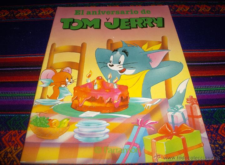 C&oacute;mics: EL ANIVERSARIO DE TOM Y JERRY. PARRAM&Oacute;N 1985. 195 PTS. - Foto 1