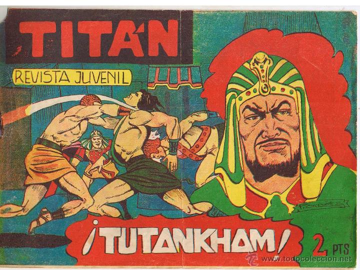 C&oacute;mics: TIT&Aacute;N. N&ordm; 30, &iexcl;TUTANKHAM!. EDICIONES ACR&Oacute;POLIS. 1961.(C/A3) - Foto 1