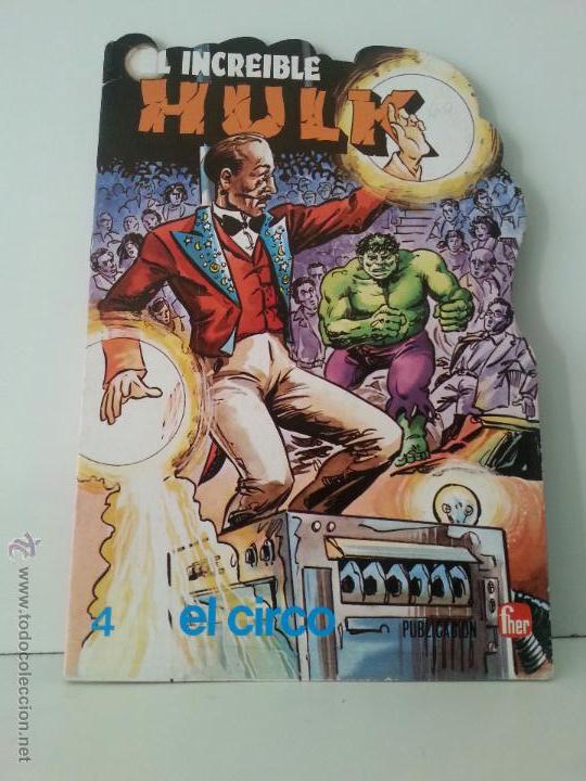 C&oacute;mics: CUENTO TROQUELADO DE EL INCREIBLE HULK N&ordm; 4 EL CIRCO (DE FHER) 1981 - Foto 1