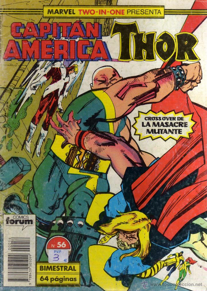 C&oacute;mics: Capit&aacute;n Am&eacute;rica/ Thor Numero 56, Forum, CJ152 - Foto 1