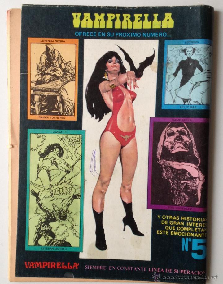 C&oacute;mics: VAMPIRELLA. N&ordm; 4. MARZO, 1975. GARBO. - Foto 2