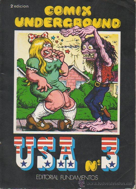 C&oacute;mics: Comix underground USA n&ordm; 3. VV.AA. Fundamentos, 1976 - Foto 1