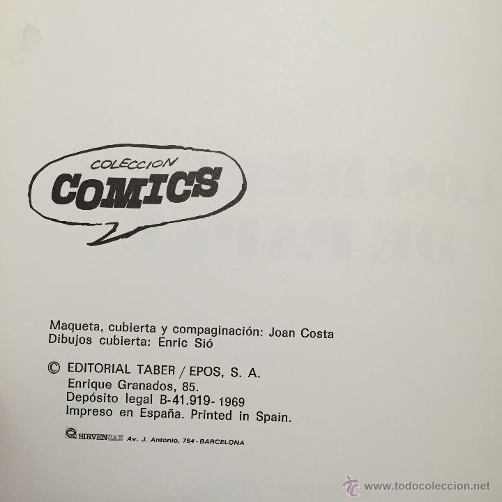 C&oacute;mics: LOS HEROES DE PAPEL, LUIS GASCA. EDIT. TABER, 1.969 - Foto 3